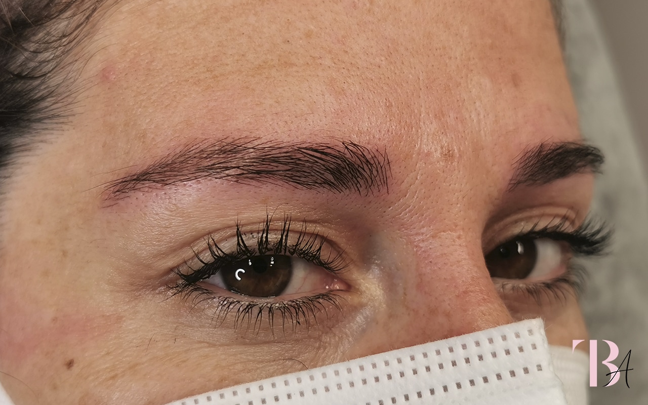 Descubre las cejas tatuadas pelo a pelo antes y después - Tebori Brows
